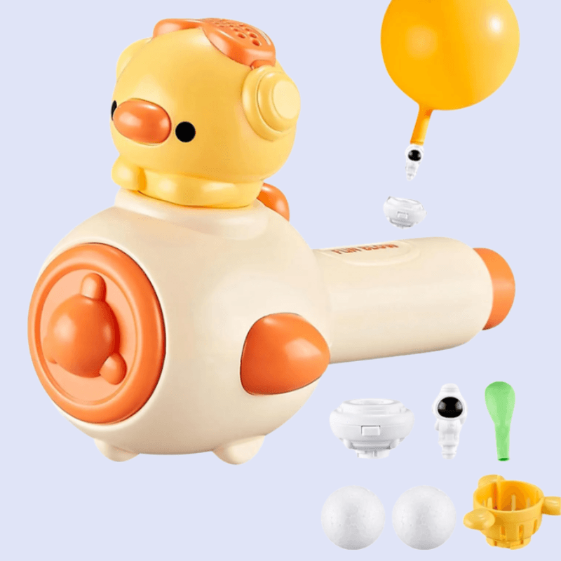 Logodmuchuś - zabawka wspomagająca rozwój oddechu i sprawności aparatu mowy.