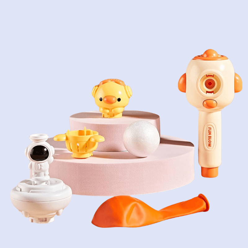 Logodmuchuś - zabawka wspomagająca rozwój oddechu i sprawności aparatu mowy.