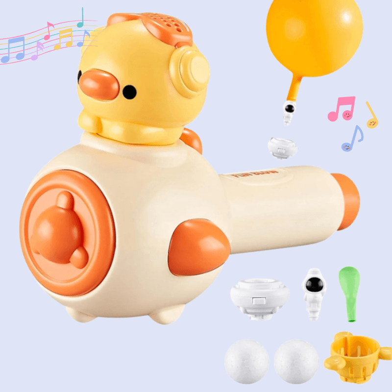 Logodmuchuś - zabawka wspomagająca rozwój oddechu i sprawności aparatu mowy.